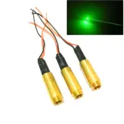 3x 3v-4.2v Green Laser Dot Module 532nm 20mw Diode Laser Light Driver in/12x50mm