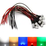 5050 SMD LED with Cable Resistor Warm White Red Green 12V Volt Dc