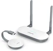 HDMI Wireless Transmitter and Receiver, Lemorele 5G HDMI Radio Transmission, 165FT/50M HDMI Wireless HDMI Wireless HDMI VGA Extender for Streaming Video Audio File from Laptop PC to HDTV, Projector