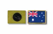 pins pin's flag national badge metal lapel backpack hat button vest australia