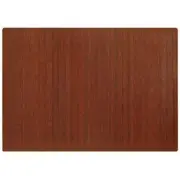 Anji Mountain Chair Mat 48" x 72" Roll-Up Rectangle Indoor Modern Solid Bamboo