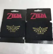 The Legend of Zelda Nintendo Bioworld Triforce Wristband Sweatbands New