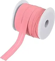 sourcing map 3/4 Inch Single Fold Bias Tape Polyester Continuous Bulk Bias Tape Roll for Sewing, Seaming Quilting Hemming Binding Crafts (Bright Red 25 Yards)