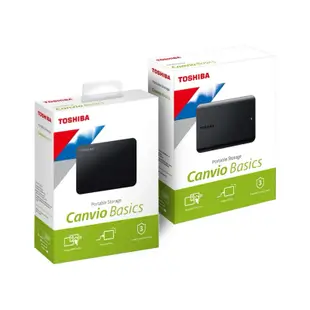 TOSHIBA 東芝 Canvio Basics A5 1TB 2.5吋 行動硬碟