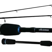 6'6 Okuma Sakana 6-14lb Graphite Spin Rod - 2 Piece Spinning Rod with Split Grip