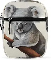 [BFGWK] Personalized Small Crossbody Bag Water Resistant Messenger Bags Mini Koala And Butterfly Printing SlingBag For Men Women, Style, One Size, Style, One size