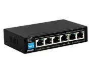 D-Link DES-F1006P-E 6-Port 10/100Mbps PoE Switch with 4 Long Reach PoE Ports