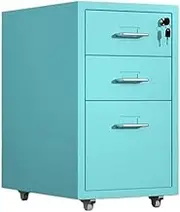Filing Cabinet 1.2mm Thickness Steel Cabinet Multifunctional Storage Cabinet Office File Cabinet Multi-Drawer Cabinet Data Storage Cabinet Storage Cabinet(Blue)