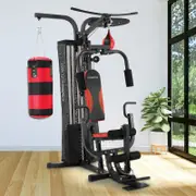 Home Gym Multi Station with Boxing Punching Bag Speed Ball Powertrain