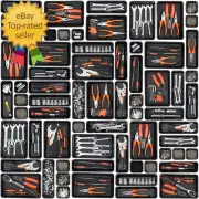 45 Pack Tool Box Organizer Tray Divider Toolbox Desk Drawer Organizer