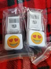4X - Love Emoji Night Light LED w/dawn to dusk Sensor NEW!