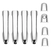 8Pcs Chrome Door Handle Cover Trim for TRITon L200 ML MN 2005-2017 Cover Accessories Trim Silver