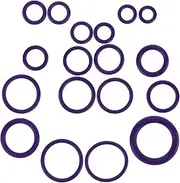DRESSOOS 1 Set Car Air Conditioning Compression Ring Air Conditioner Car Sealing o Rings O Rings for Car O-Ring Car Repairing Supplies Repair o Ring Automotive o Rings Purple Rubber