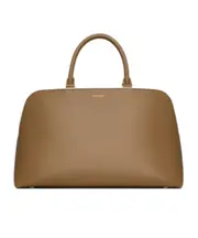 Saint Laurent Sac De Jour Zip-Up Duffle Bag One size dark cork