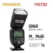 YONGNUO YN730 2.4G GN60 Wireless Flash Light Speedlite Canon Nikon Sony Fujifilm