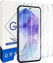 3 Pack for Samsung Galaxy A35 5G Screen Protector,HD Tempered Glass 2.5D Round Edge,9H Hardness,Anti-Scratch Bubble Free