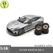 1/18 Aston Martin DB12 DB 12 Silver Diecast Model Toy Car Gifts For Friends