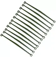 12 Pieces Trellis Garden Plant Stake Arms With Clamps for Tomato Cage Connectors