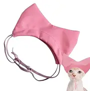 Yabauuop Shower Cap for Dogs | Adjustable Cat Bathing Cap Dog Ear Cover,Oxford Cloth Ear Protection Waterproof Head Wrap, Pet Supplies for Kitten Puppy Small Animals
