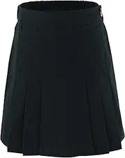 [Bienzoe] Girl's Cotton Stretchy School Uniforms Pleated Skirt