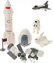 Abaodam 1Set Educational Space Lifelike Rockets Models Space Shuttle for Fun Learning Imaginative Play