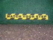 Watch your step Tape Sticker Commercial, Anti slip, High Grit strip, Safety,Trip