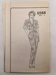 Vintage Reader Mail Sewing Pattern Jumpsuit Size A ~ FF