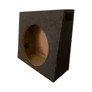 1 Single Truck Subwoofer Slim Ported Standard Box 8” Shallow Sub Enclosure Gray