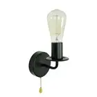 Simple Wall Sconce Lighting Modern Wall Light with Pull Chain Switch Wall Lamp