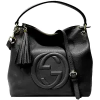 在飛比找Yahoo奇摩購物中心優惠-【GUCCI 古馳】536194 經典SOHO系列雙G LO