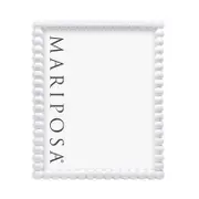 Mariposa Baubles White Frame, 8 x 10