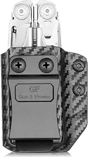 Kydex Multitool Sheath for LEATHERMAN Surge Heave Duty, Fits for LEATHERMAN Surge Multitool Sheath Case, Multitool Not Included(Black),Kydex/Carbon Fiber Available