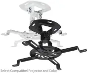 Adjustable Ceiling Projection Swivel Mount for Home Theater DLP HD 4K Projectors