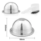 For Nespresso/Cafilas Coffee Maker Reusable 304 Stainless Steel Capsule Filter