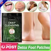 Detox Foot Patches Deep Cleansing 100% Natural Bamboo Vinegar Ginger Pad Relieve