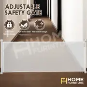 Pet Dog Baby Gate Safety Fence Enclosure Safe Guard Stair Barrier Retractable