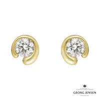 在飛比找momo購物網優惠-【Georg Jensen 喬治傑生】Mercy 耳釘(K金