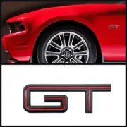 FORD Falcon GT EMBLEM Metal BADGE RED & BLACK AU BA BF FG FGX FPV Sedan Ute