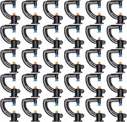 30Pcs G Type Refractive Sprinkler Head Inverted Irrigation Sprinkler Agricultural Atomization Refractive Micro Sprinkler Head for Garden Greenhouse
