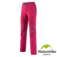 在飛比找Yahoo奇摩購物中心優惠-Naturehike-NH 透氣耐磨保暖機能褲 女款-玫紅L