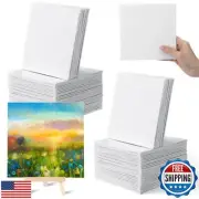 Yeaqee 50 Pcs Canvas Boards for Painting,Mini Blank Canvases for Painting,100