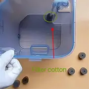 For Freo X Ultra Vacuum Parts + Silver Ion Module Water Tank Foam Filter Replacement Parts 8PCS As Shown