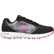 Skechers Women's Arch Fit GO GOLF Max 2 Splash Golf Shoes Black/Pink