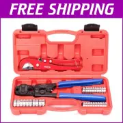Precision Ratchet PEX Cinch Tool with Removable Clamps - ASTM 2098 Compliant