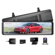 Lingdu Drive Recorder Mirror Type 2K+2K [11.26 Inch Large Screen + Front _