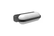 MARINA Wall Light Surface Mounted Up/Down 7W Oval Dark Grey 3000K IP65 Opal Diffuser 380LM