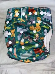 Hippybotomus modern cloth nappies MCN Animals New Free Post (acc222)