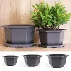 Water Plant Container Planter Succulent Box Hexagon Flower Pots Plant Pot