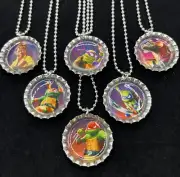 Ninja Turtle / Party supplies/ 6 Necklaces / Birthday Favors / Easter / TMNT