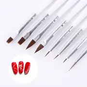 Design Set Brush 8PCS Polish Dotting Painting Pen Tool Brush Nail Art Drawing